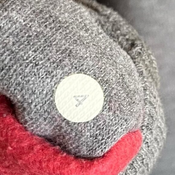 Lululemon Scuba Hoodie Size 4 Grey Pink Factory Distressed - Picture 15 of 16